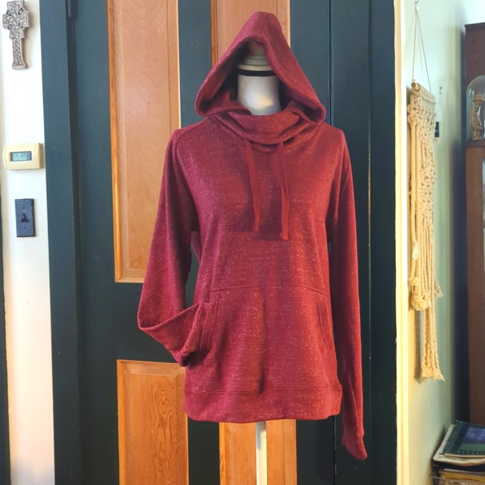 Black Jack Cowl Neck Hoodie Size Small